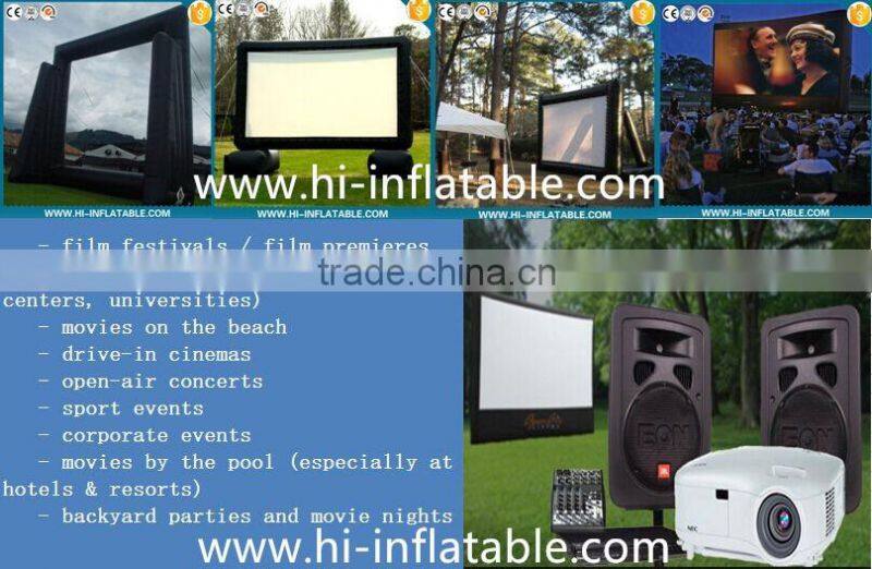 inflatable screen Home Yard Large cinema inflatable screen