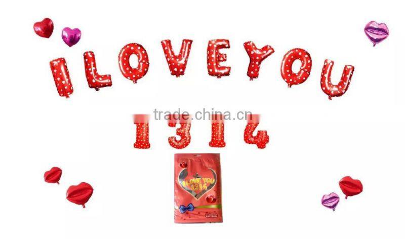 new foil letter balloons