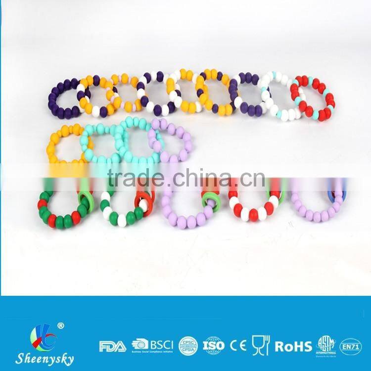 for mother to wear Silicone Chew Bead Bracelet
