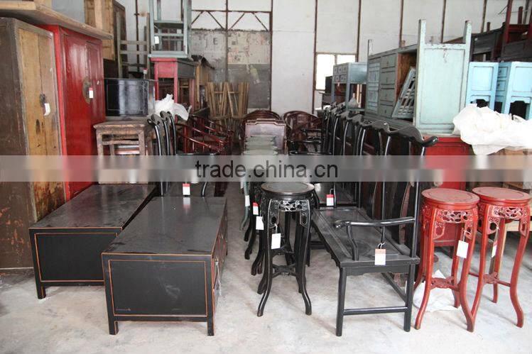 Chinese antique nature wooden dining stool
