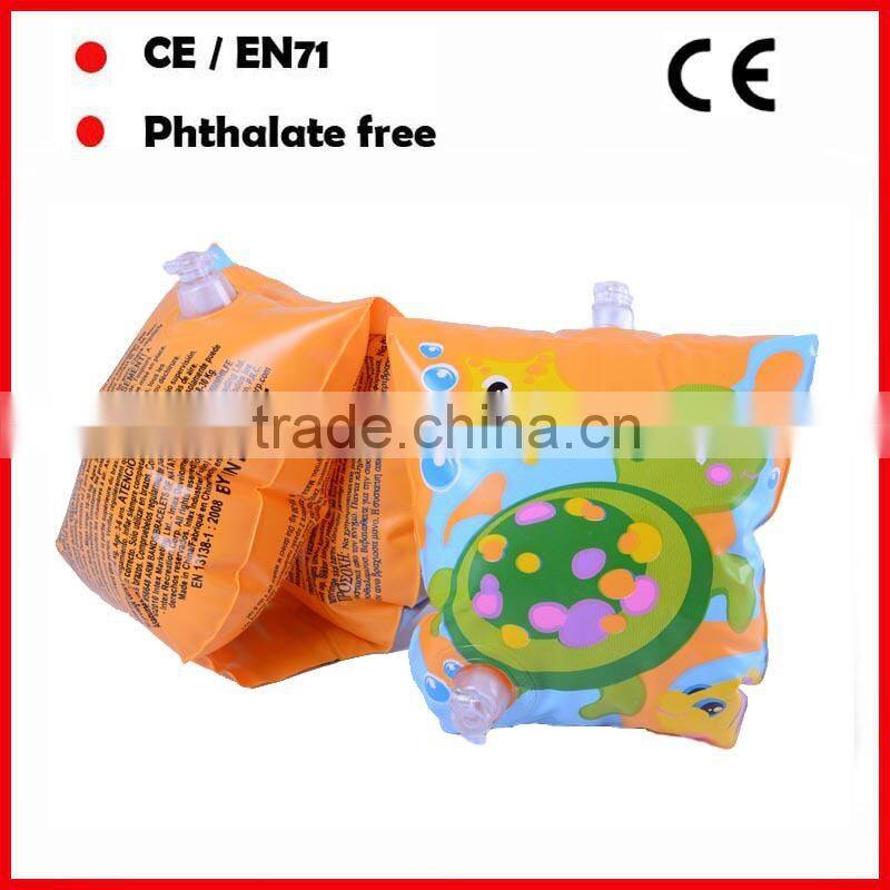 summer printing pvc swimming arm sleeves for kids
