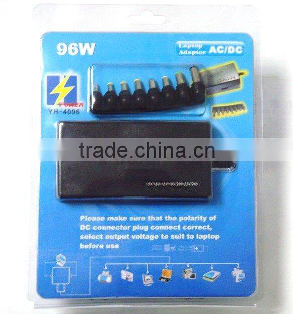 laptop universal adapter 96W CE certificate