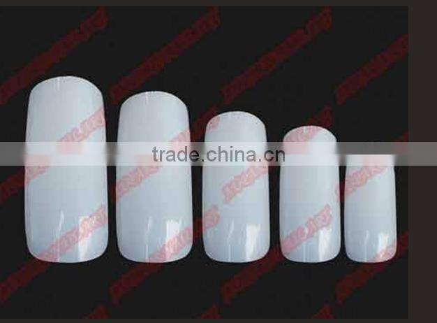 Nail Tips Natural French Acrylic Artificial False Nails+wholesale