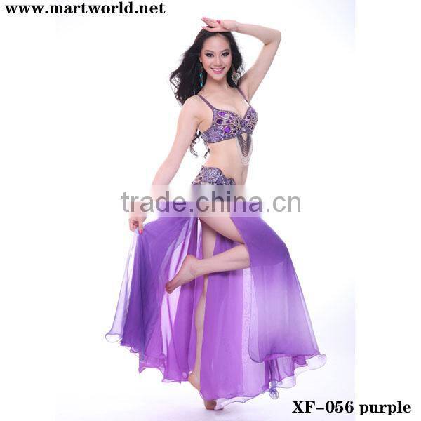 fast shipping colorful bellydancing costumes (XF-056)