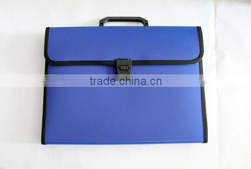 Factory PP expanding bag/expanding file with button closure