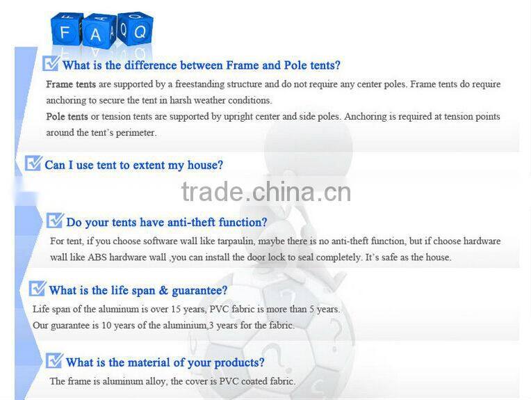 Hot Sale Outdoor Party Tent With Transparent PVC Windows