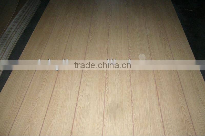 best price for grooved melamine mdf with 3-18MM from china
