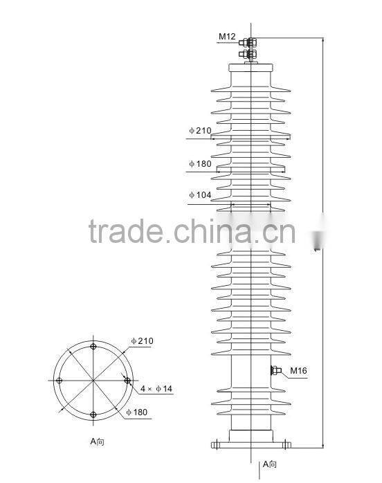 100KV substation lightning arrester