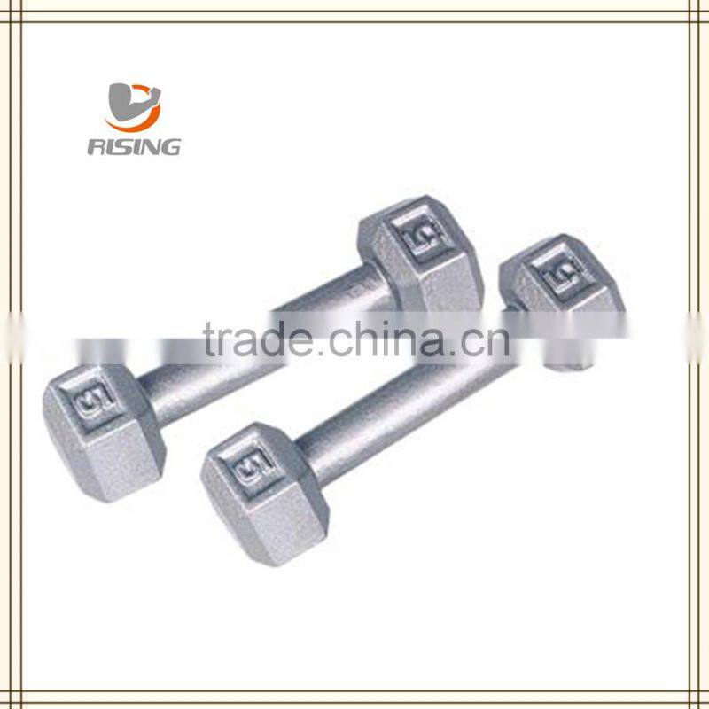 Gym equipments,Rubber Hexagon Dumbbell for weight lifting