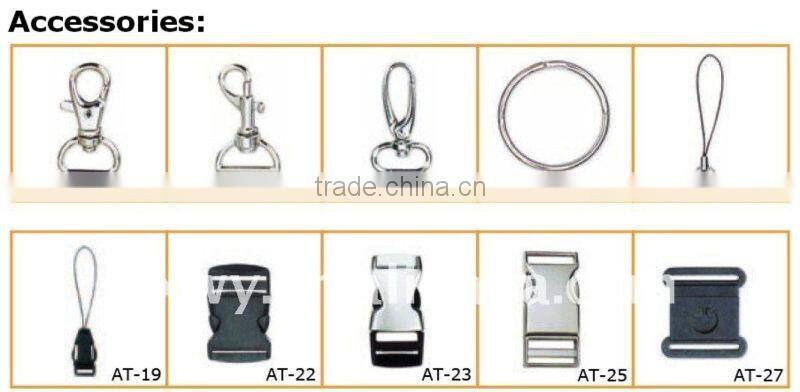 custom promotional strong woven luggage belt/strap/lanyards