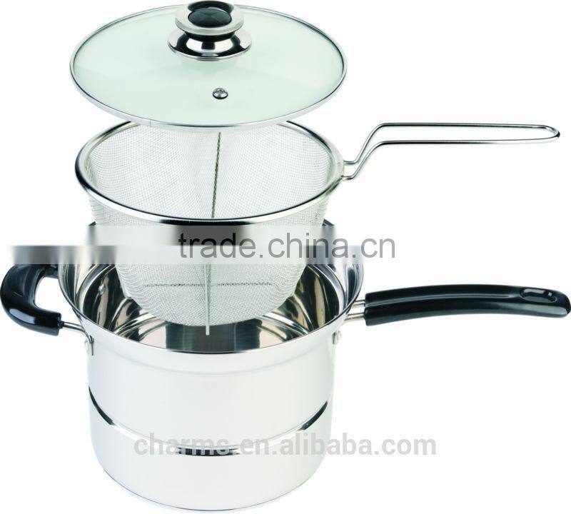 2014 New Product Induction Stainless Steel Noodle Pot