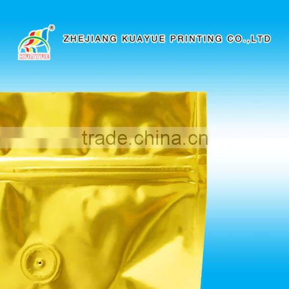 Customized High Quality Zipper Aluminum Foil Coffee Bag, Coffee Bag, Foil Coffee Bags with Valve