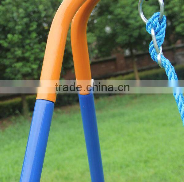 DKS Metal ourdoor nest swing sets for adult, rope swing height adjustable