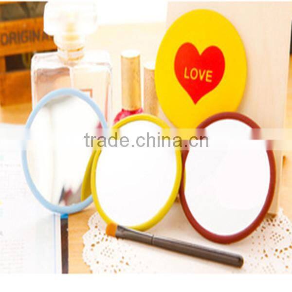 cheap personalized small cosmetic silicone mirror for gift