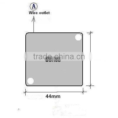Square Retractable security wire used in mobile phones stores install by 3M foam sticker