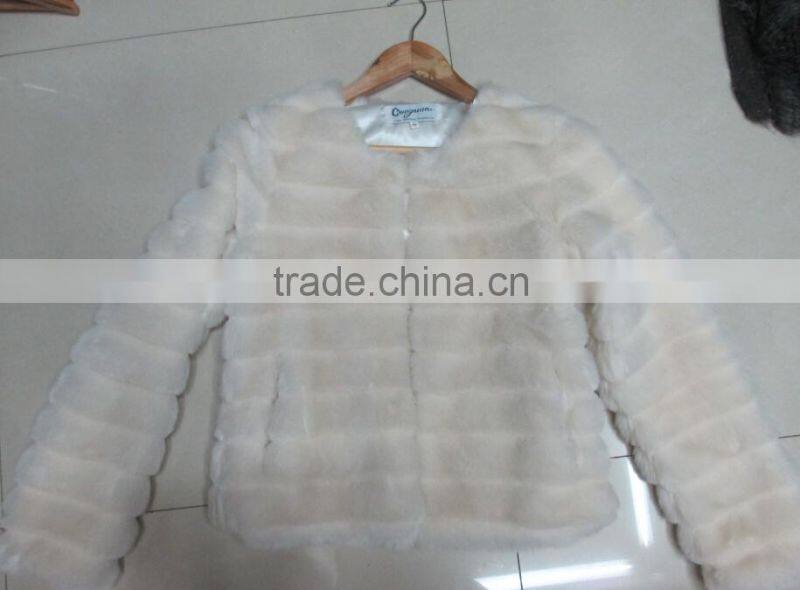 HSFC009 women faux fur coat
