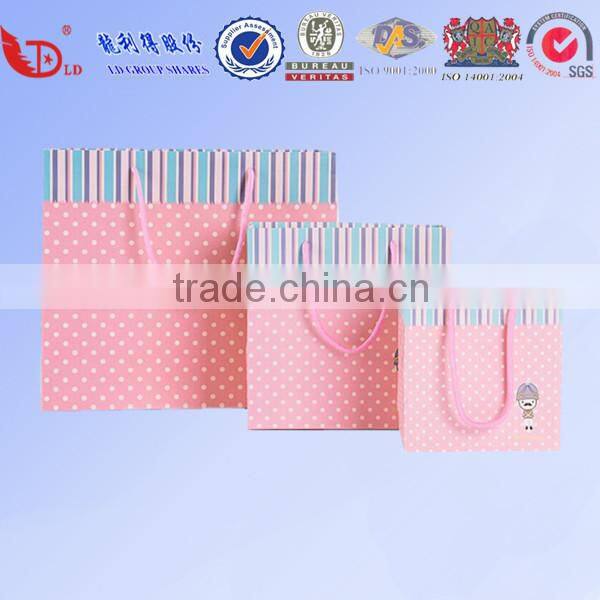 wholesale brown kraft packaging bag paper with color printing