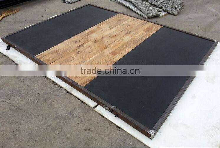 wooden & Rubber weightlifting platform