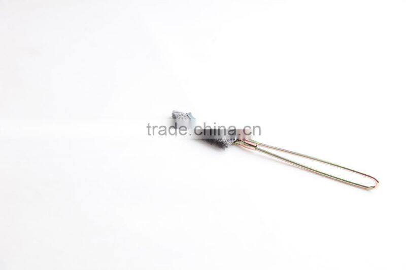 bent hand scratch brushes with handle, length 245 mm or 9 3/5"