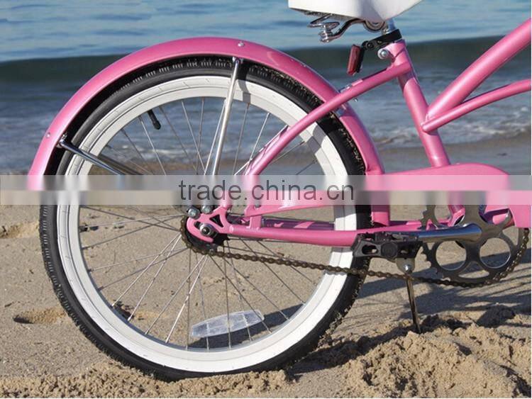 20 inch pink girl beach cruiser bike KB-BC-Z29