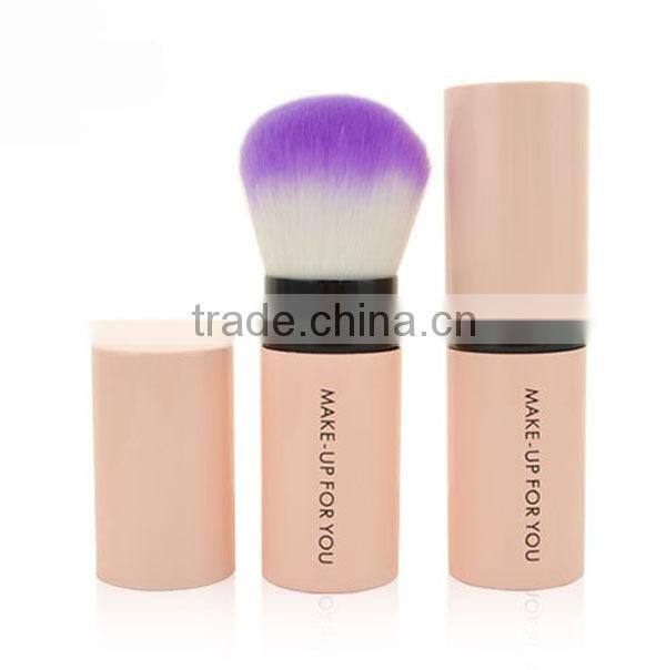 Retractable makeup brush