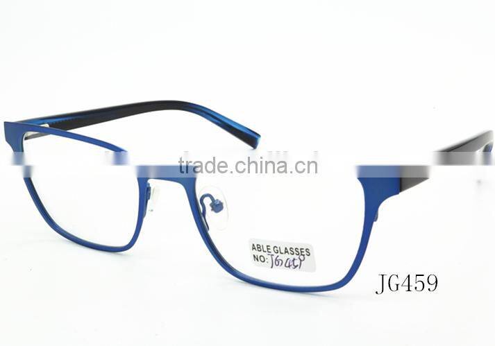 unisex designer eyeglasses fashionable metal optical spectacles