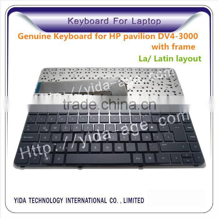 Genuine SP Keyboard for HP pavilion DV4-3000 DV4-4000 Laptop with black frame