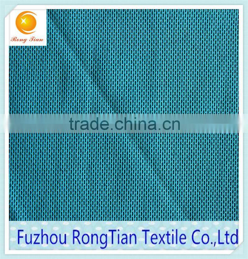 High quality blue nylon spandex elastic comfortable clothing fabric