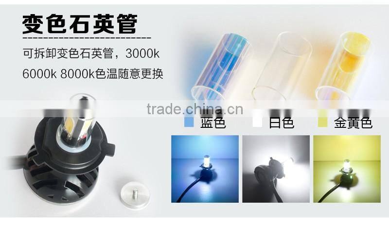 H3 PK22S 6000K LED Super Bright LED Headlight Conversion Kit Multiple Bulb Size