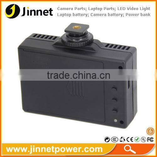 Latest small size light weight 96 leds video light with 18650 rechargeable battery for dslr and DV camera