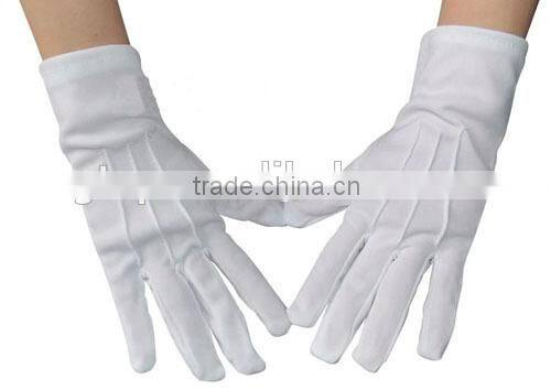 white nylon glove 007