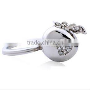 new arrival custom Metal crystal Keychain key ring