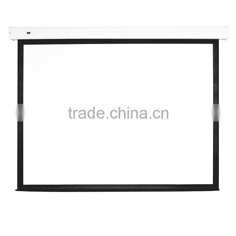 electric black inflatable roll up projection screen vinyl fabric