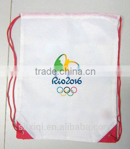 2016 Brazil Rio Olympic Games Cheap Drawstring Backpack