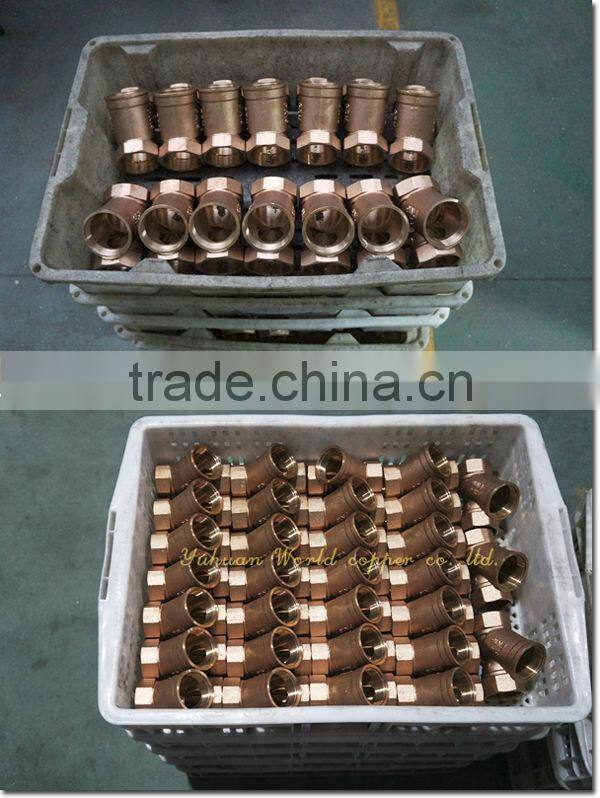 WD-1302-2 Bronze Y-Pattern Strainer Valve Hex Type