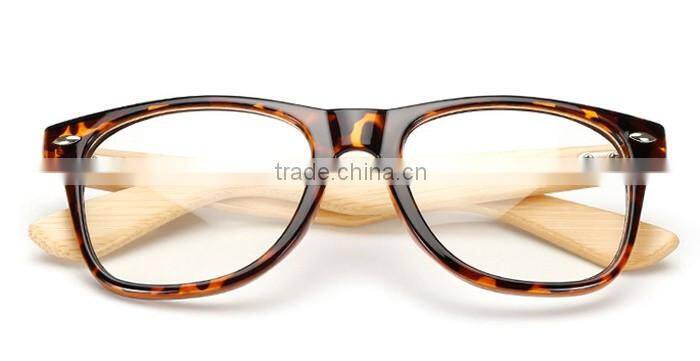 Wooden temple sunglasses cheap plastic frame Wooden glasses dark lens sunglasses