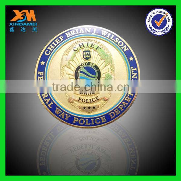 Custom commemorative metal coins