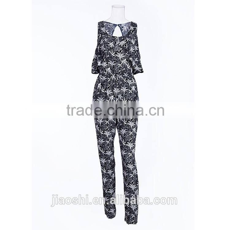 China manufacturer high quality long pants plus size sexy one piece women jumpsuit for sale