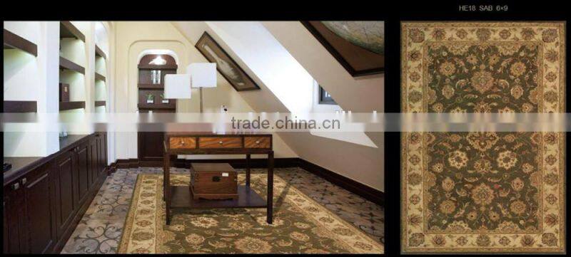 High Quality Wool Rugs And Carpet For Hotel(HE21 BGE )