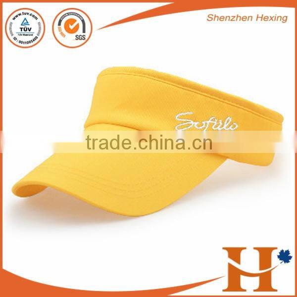 Cool fashion transparent visor cap wholesale golf visor hat