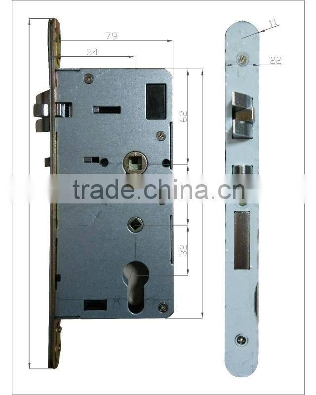 RFID card smart hotel copper forging door lock
