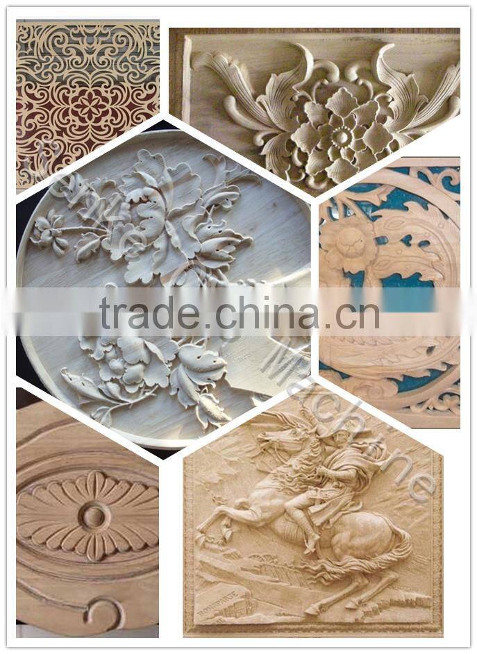 high efficiency multi heads wood router carving wooden chair legs/ stair rail multi spindle cnc machine price