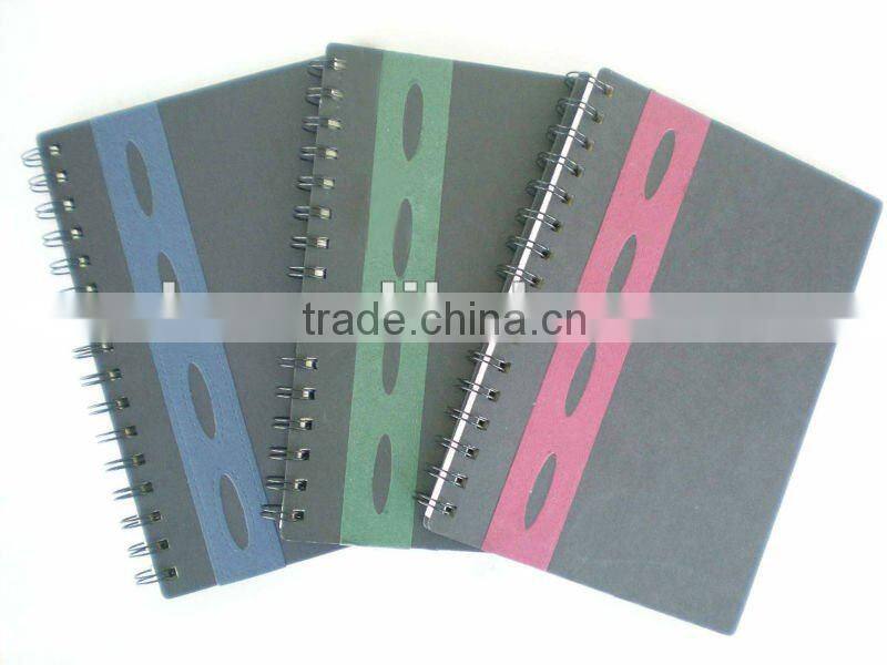 2012 New design spiral notebook colorful notebook