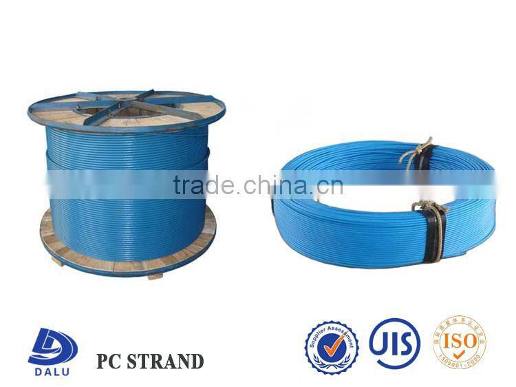 1*7 Wire Prestressed Concrete Unbounded Steel Strand