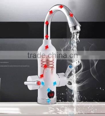 Instant electric water faucet with digital display