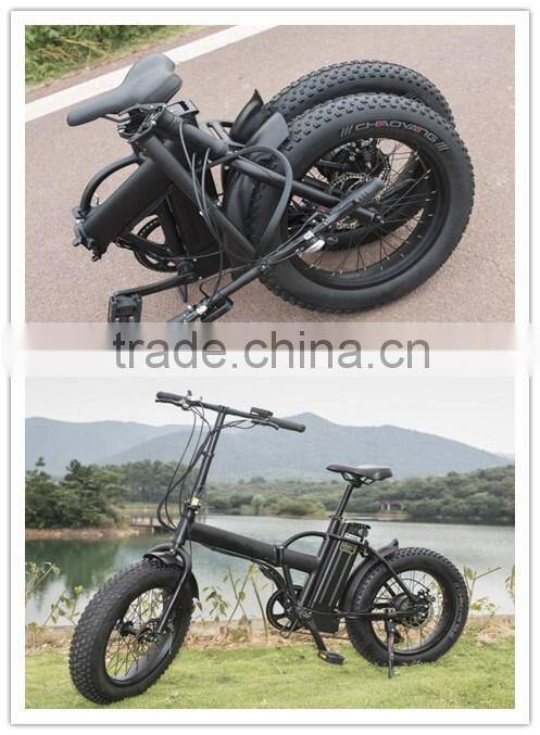 48V DC gear hub motor electric bicycle folding small 20*4.0