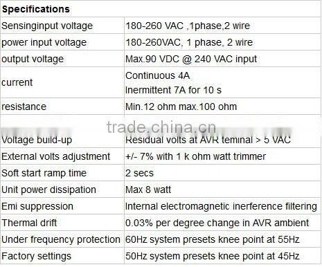 auto alternator voltage regulator AVR GAVR-12A