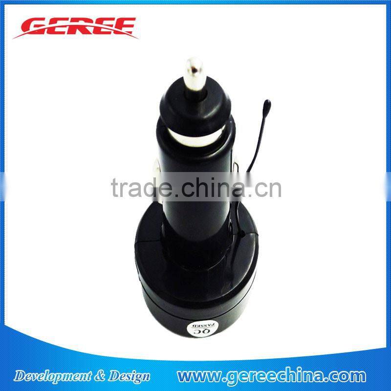 Red Digital car Voltmeter 12V 24V Cigarette Lighter Voltmeter Thermometer