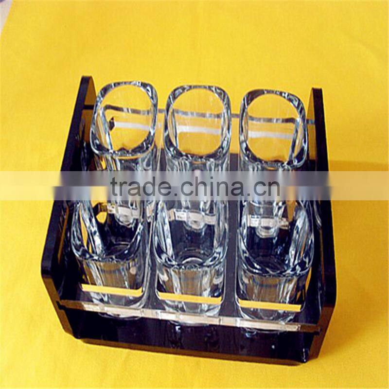 2016 High quality clear acrylic drink cup holder