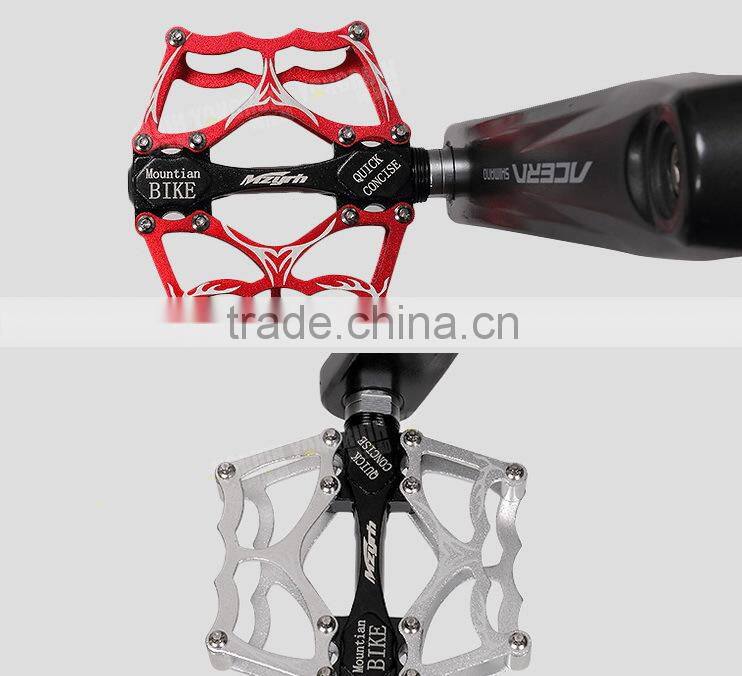 Aluminum alloy Colorful sealed bearing pedals for MTB and BMX